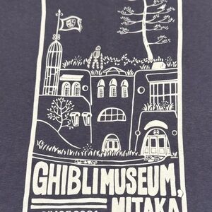 Ghibli Museum Mitaka Rare Vintage Street Art Official Merch Anime Men Small Y2K